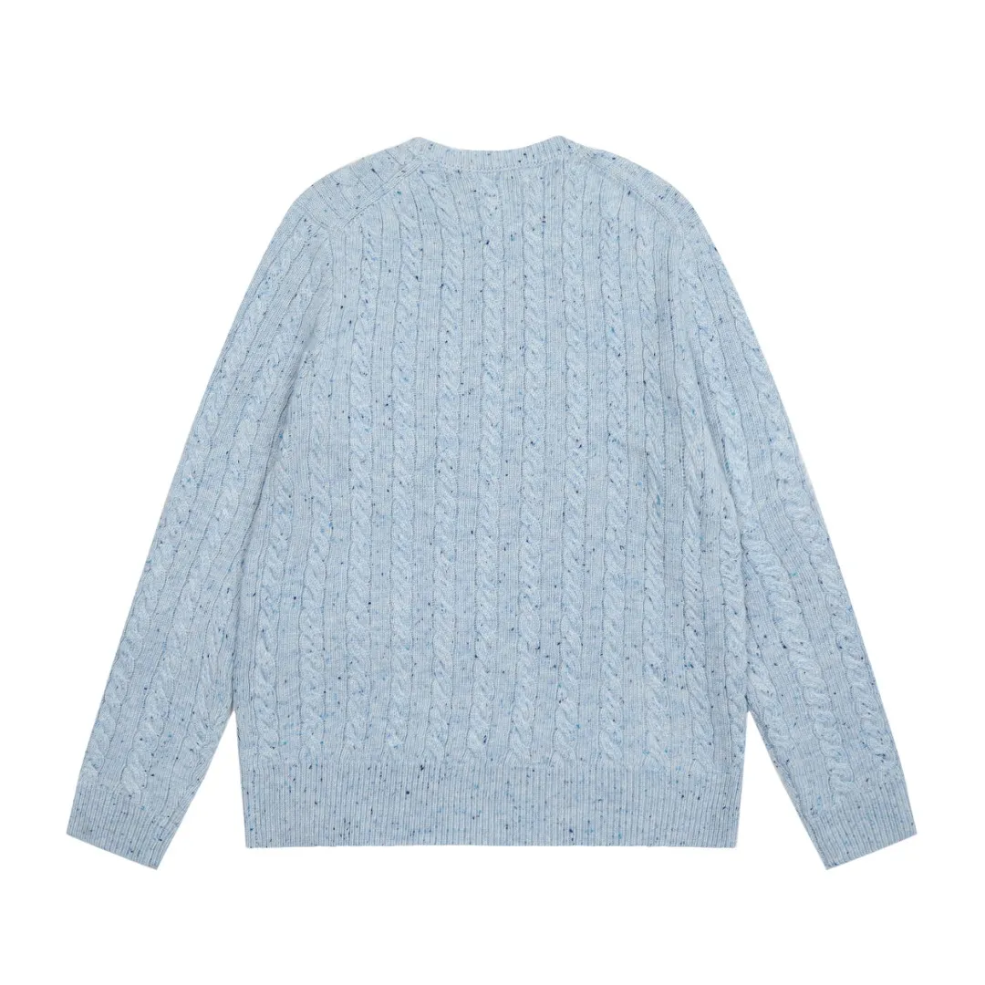🅿️220 "Top quality" Style number: DS028# [Ralph Lauren wool blended pony embroidered logo twist knitted sweater] ✅Ralph Lauren gradient multi-color dot versatile couple style knitted round neck pullover sweater ✅15% merino cotton wool 85% wool blended custom laser buttons ✅Clean and clear texture ✅ZP quality 1:1 version Scan the code to enter the GF website Counter quality ✅Details and quality are the only one in Guangzhou. Imported quality wool. Focus on high-end. Cost-effective. Needless to say good quality. ✅Restore the original version. The maximum size can be worn up to 180 pounds. Loose, comfortable and stress-free. ✅The upper body is simple and easy to put on. A must-have item for ootd. Good-looking clothes are never picky. A must-have in couples' wardrobes. Size: S-L. Color: Navy blue, light blue, off-white, gray, Christmas red.